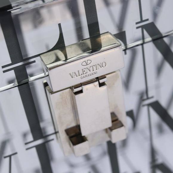 VALENTINO Hand Bag Plastic 2way Clear Auth 78373A - Picture 9 of 16